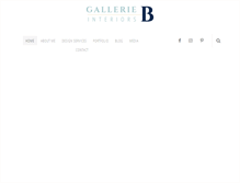 Tablet Screenshot of gallerieb.com
